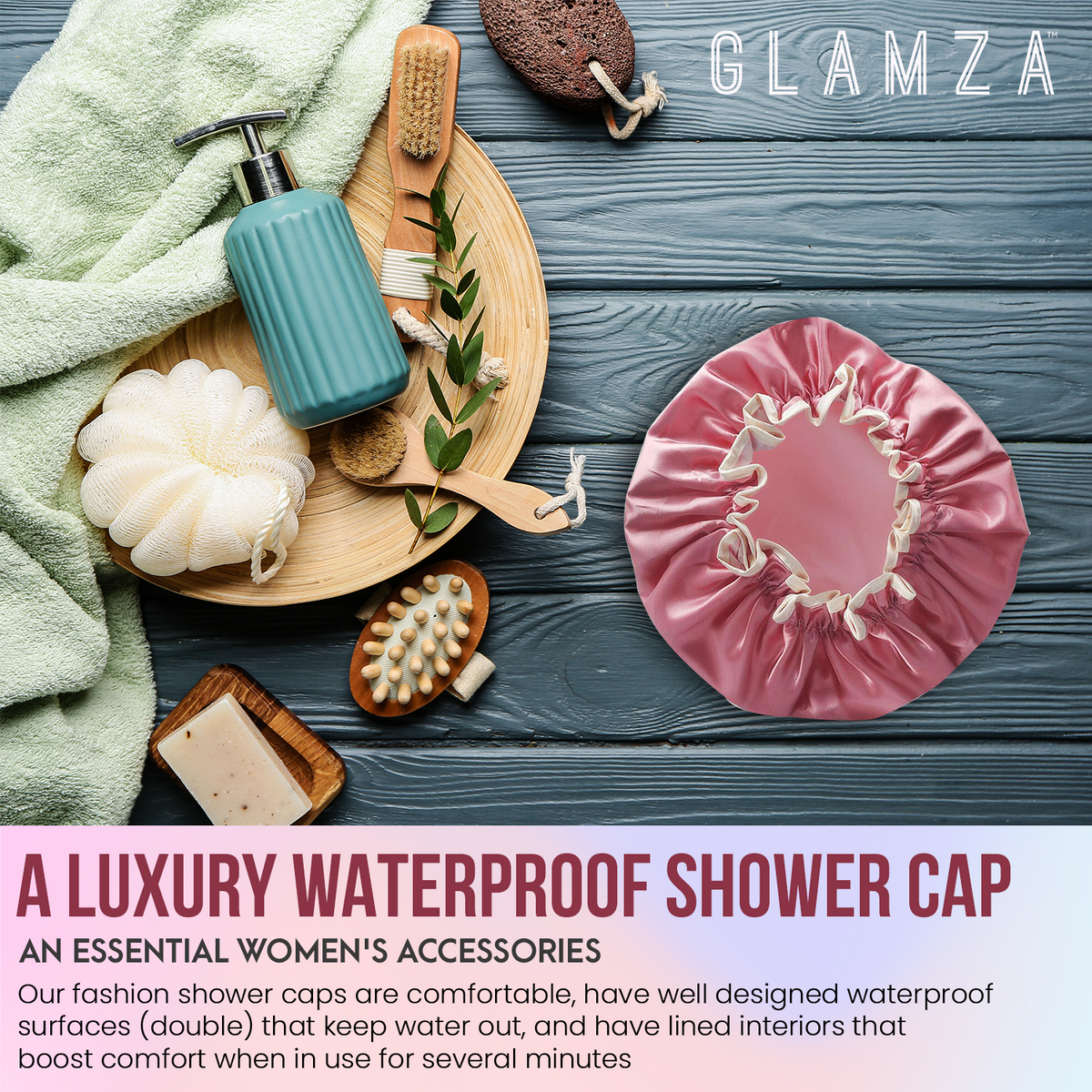 Designer shower caps shop uk