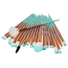 Load image into Gallery viewer, 20pc Diamond Make Up Brush Sets - 2 Colour Choices