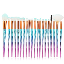 Load image into Gallery viewer, 20pc Diamond Make Up Brush Sets - 2 Colour Choices