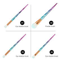 Load image into Gallery viewer, 20pc Diamond Make Up Brush Sets - 2 Colour Choices