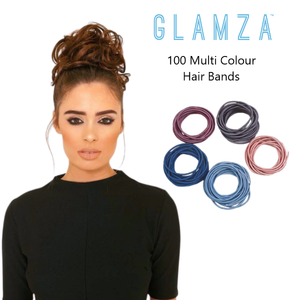 100 Elasticated Hair Bands