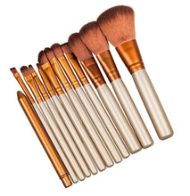 Load image into Gallery viewer, 12pc Brush Set With Metal Storage Case