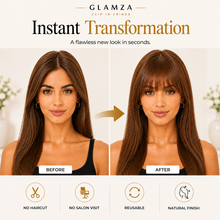 Load image into Gallery viewer, Glamza 'Big Bang' Hair Bangs - Thicker &amp; Fuller - 6 Options