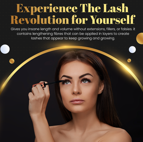 Glamza 4D Mascara - Volumising & Eyelash Lengthening