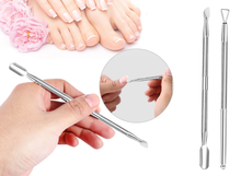 Load image into Gallery viewer, Gel Polish Nail Scraper with Triangle Head &amp; 2 in 1 Nail Scraper and Cuticle Pusher - 2pc Set