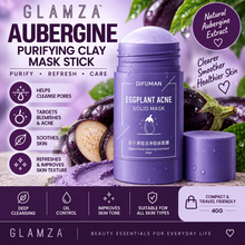 Load image into Gallery viewer, Aubergine Cleansing Face Mask Stick