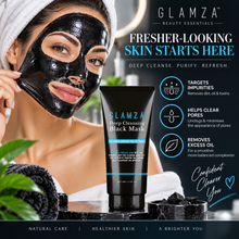 Load image into Gallery viewer, Glamza Blackhead Peel Off Mask – Deep Cleansing &amp; Pore Purifying with Free UK Postage