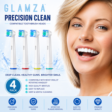 Load image into Gallery viewer, Oral B "Precision Clean" Compatible Electric Toothbrush Heads 4 Pack
