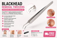 Load image into Gallery viewer, Blackhead Removal Tweezers - Straight – Professional Precision for Clearer Skin &amp; FREE POSTAGE