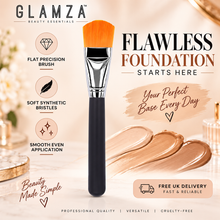 Load image into Gallery viewer, Glamza Classic Flat Foundation Brush – Professional Makeup Brush - Free UK Delivery