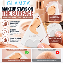 Load image into Gallery viewer, Ultra Smooth Triangle Silicone Make Up Sponges – Free UK Delivery!