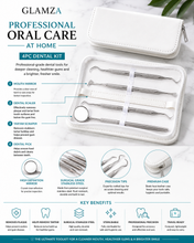 Load image into Gallery viewer, Glamza 4pc Dental Kit with Storage Case