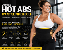 Load image into Gallery viewer, Hot Abs Waist Slimmer Plus Size Belt – Sweat, Sculpt &amp; Support
