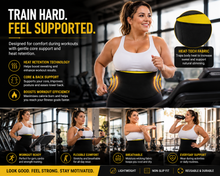 Load image into Gallery viewer, Hot Abs Waist Slimmer Plus Size Belt – Sweat, Sculpt &amp; Support