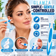 Load image into Gallery viewer, Smarty Swab Ear Wax Cleaner with Replacement Spiral Tips – Reusable Ear Cleaning Tool
