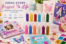 Load image into Gallery viewer, Glamza 12 Mini Glitter Bottles – Halloween, Arts &amp; Crafts And More