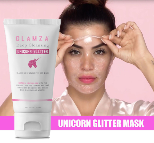 Glamza 'Unicorn Glitter' Deep Cleansing Blackhead Peel Off Mask - SALE!!!