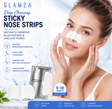 Load image into Gallery viewer, Glamza Deep Cleansing Nose Strips – Instantly Remove Blackheads &amp; Unclog Pores
