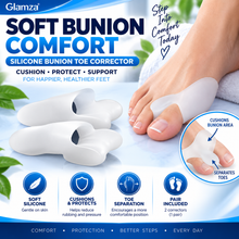 Load image into Gallery viewer, Silicone Bunion Toe Corrector – Soft Gel Bunion Protector &amp; Toe Separator Pair