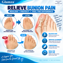 Load image into Gallery viewer, Glamza Bunion Splint Corrector Device Pair – Adjustable Big Toe Alignment Support
