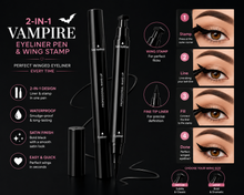 Load image into Gallery viewer, 2-in-1 Vampire Eyeliner Pen &amp; Magic Stamp Seal