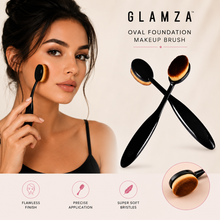 Load image into Gallery viewer, Glamza Oval Foundation Makeup Brush – Free UK Delivery