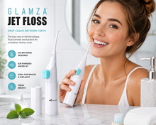 Load image into Gallery viewer, Glamza Power Floss Dental Water Jet – Cordless Air-Powered Oral Irrigator for Braces, Crowns &amp; Implants | No Batteries Required