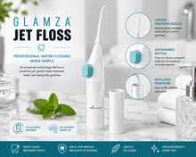 Load image into Gallery viewer, Glamza Power Floss Dental Water Jet – Cordless Air-Powered Oral Irrigator for Braces, Crowns &amp; Implants | No Batteries Required