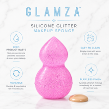 Load image into Gallery viewer, Silicone Glitter Makeup Sponge – Effortless, Mess-Free Application | FREE UK Delivery