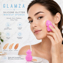 Load image into Gallery viewer, Silicone Glitter Makeup Sponge – Effortless, Mess-Free Application | FREE UK Delivery