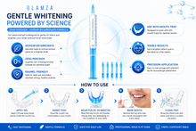 Load image into Gallery viewer, Glamza Teeth Whitening Gel – Non-Peroxide Formula in 3ml or 10ml Sizes – Achieve a Radiant Smile at Home – Free UK Postage