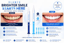 Load image into Gallery viewer, Glamza Teeth Whitening Gel – Non-Peroxide Formula in 3ml or 10ml Sizes – Achieve a Radiant Smile at Home – Free UK Postage