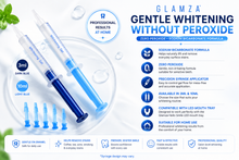 Load image into Gallery viewer, Glamza Teeth Whitening Gel – Non-Peroxide Formula in 3ml or 10ml Sizes – Achieve a Radiant Smile at Home – Free UK Postage