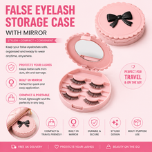 Load image into Gallery viewer, False Eyelash Storage Case with Mirror – Free UK Delivery!&nbsp;