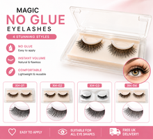 Load image into Gallery viewer, Magic No Glue Eyelashes Collection – 4 Stunning Styles | Reusable Self-Adhesive False Lashes | Free UK Delivery