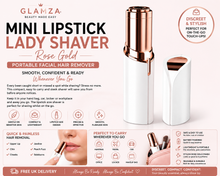 Load image into Gallery viewer, Glamza Mini Lipstick Lady Shaver