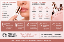 Load image into Gallery viewer, Glamza Mini Lipstick Lady Shaver
