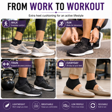 Load image into Gallery viewer, Glamza Shock-Absorbing Heel &amp; Ankle Support Socks – Plantar Fasciitis Foot Wraps