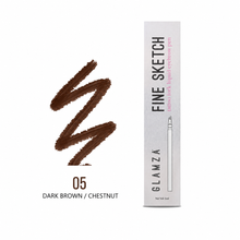 Load image into Gallery viewer, Glamza Fine Sketch Tattoo Fork Liquid Eyebrow Pens - 3 Colours