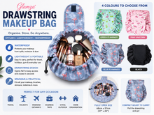 Load image into Gallery viewer, Glamza Drawstring Makeup Bags - 4 Colours