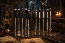 Load image into Gallery viewer, Harry Potter Inspired Makeup Brush Sets 5pc or 10pc - 3 Designs