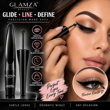 Load image into Gallery viewer, Glamza Black Roller Wheel Eyeliner – Precision Beauty for Every Look