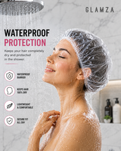 Load image into Gallery viewer, 10 Disposable Shower Caps – Multi-Purpose Waterproof Protection| Free UK Delivery