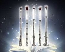 Load image into Gallery viewer, Harry Potter Inspired Makeup Brush Sets 5pc or 10pc - 3 Designs