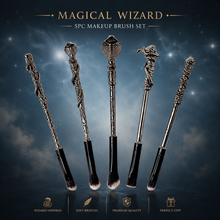 Load image into Gallery viewer, Harry Potter Inspired Makeup Brush Sets 5pc or 10pc - 3 Designs