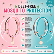 Load image into Gallery viewer, Glamza “Deet Free” Mosquito Repellent Bracelets