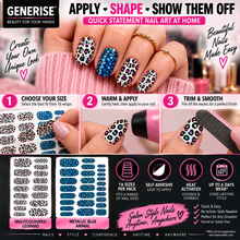 Load image into Gallery viewer, 3 Packs of 3D Nail Foil Wraps – 16 Pack Heat-Activated Self-Adhesive Nail Art Stickers