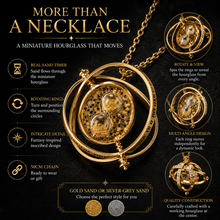 Load image into Gallery viewer, Sand Timer Gold Necklace Collection