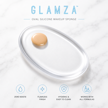 Load image into Gallery viewer, Glamza Oval Silicone Makeup Sponge – Flawless Application, Zero Product Waste | FREE UK Delivery