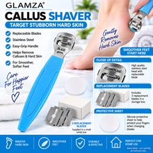 Load image into Gallery viewer, Glamza 10pc Foot Care Pedicure Kit – Callus Remover, Foot Files &amp; Nail Care Set